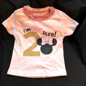 Toddler pink short sleeve graphic T-shirt